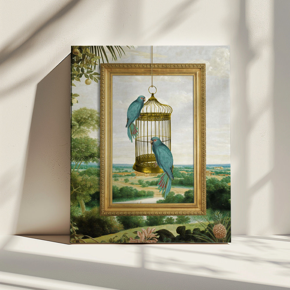 Der goldene Blick | Leinwand
