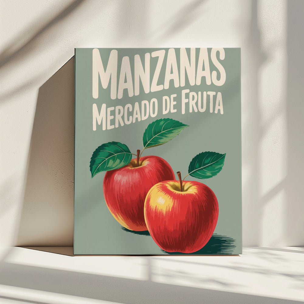 Vibrant Red Apples | Canvas