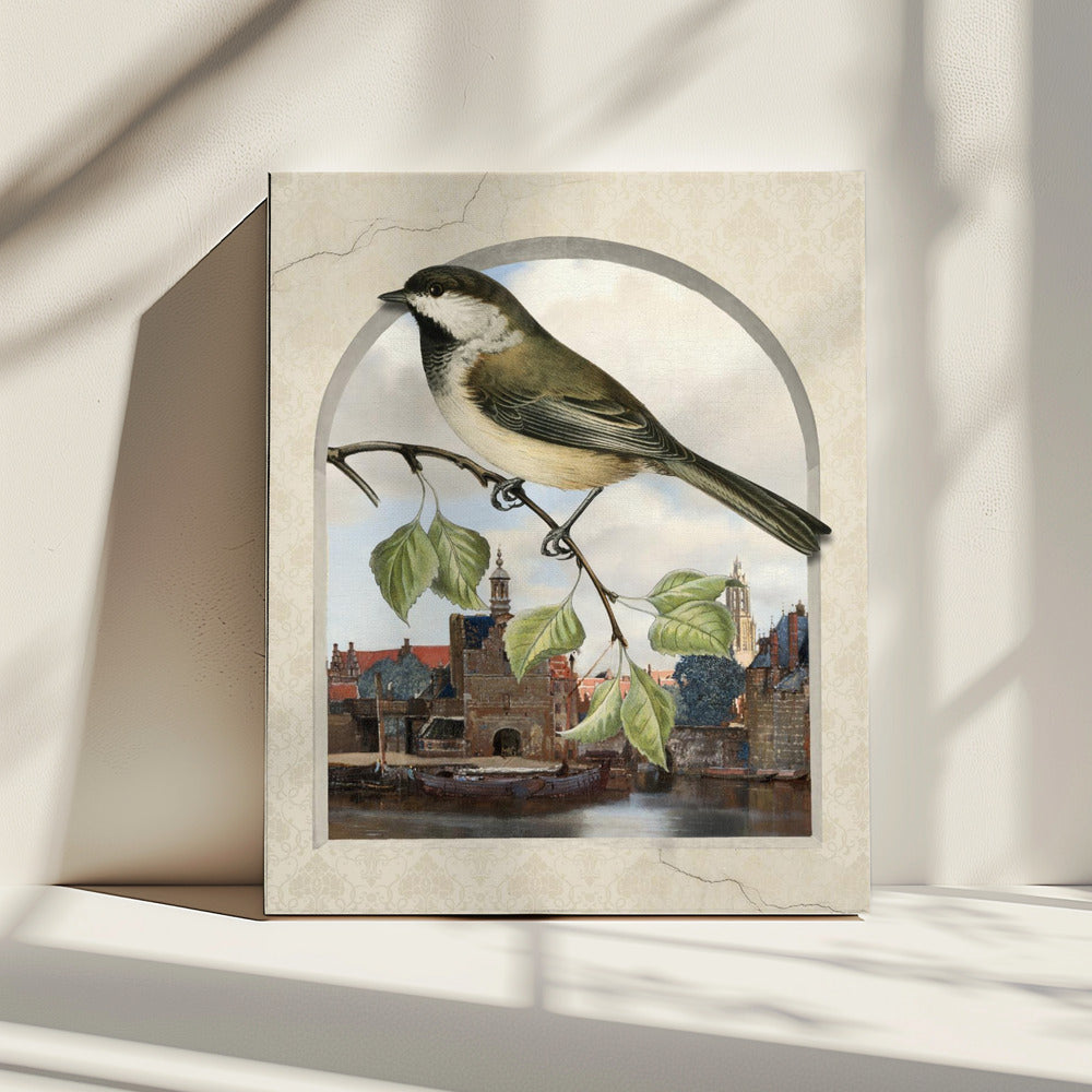 Vogelperspektive auf den Torbogen | Leinwand