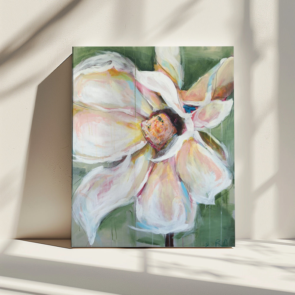 Rosa Magnolie | Leinwand