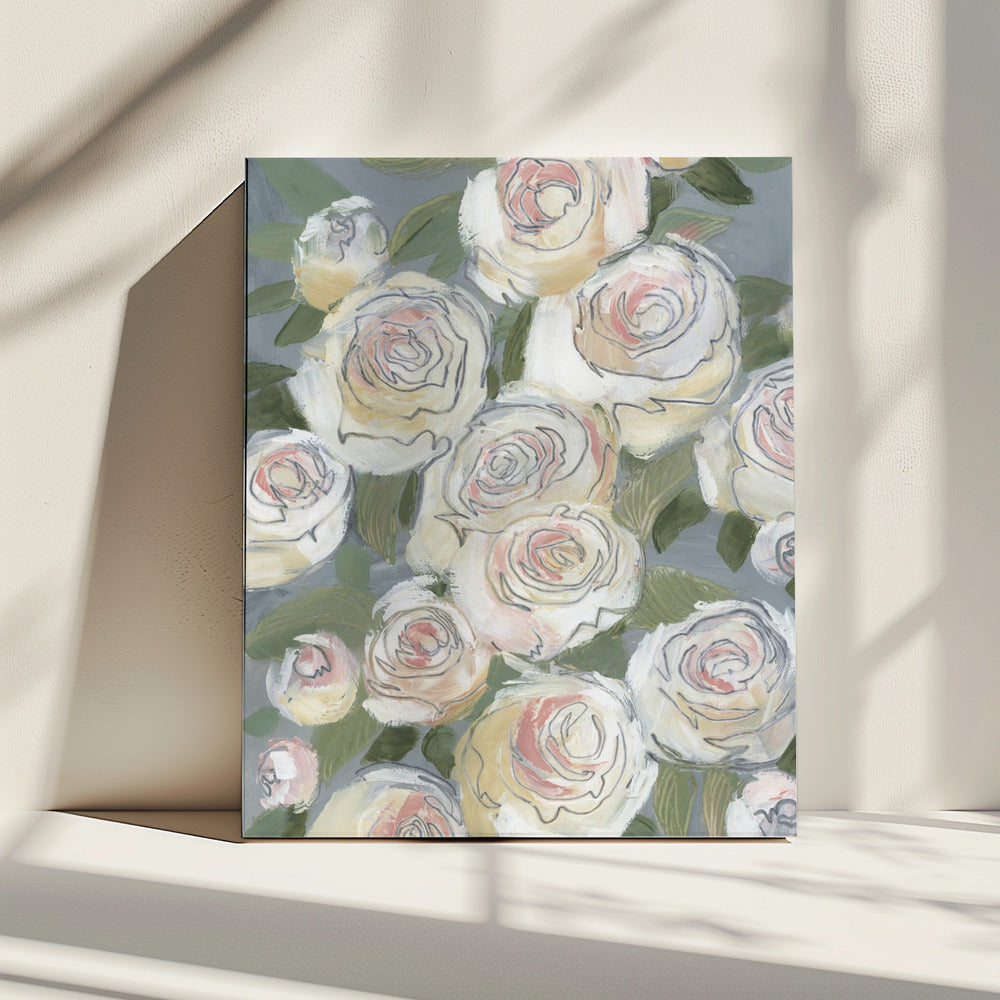 Elegantes Blumendesign | Leinwand