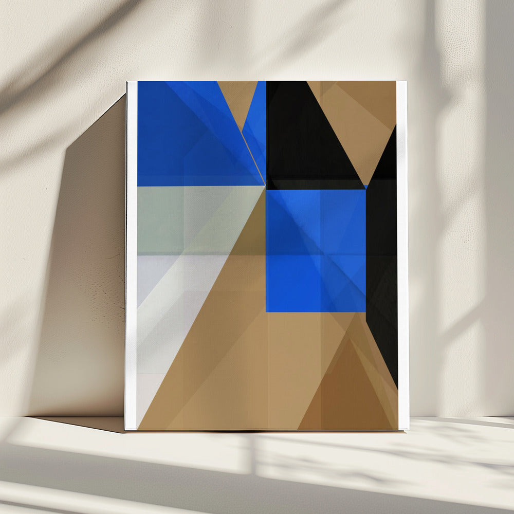 Kobaltgeometrie | Leinwand