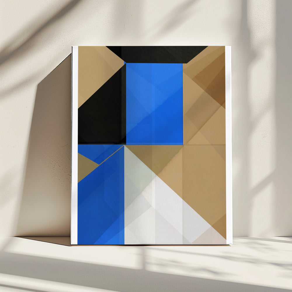 Kobaltgeometrie | Leinwand