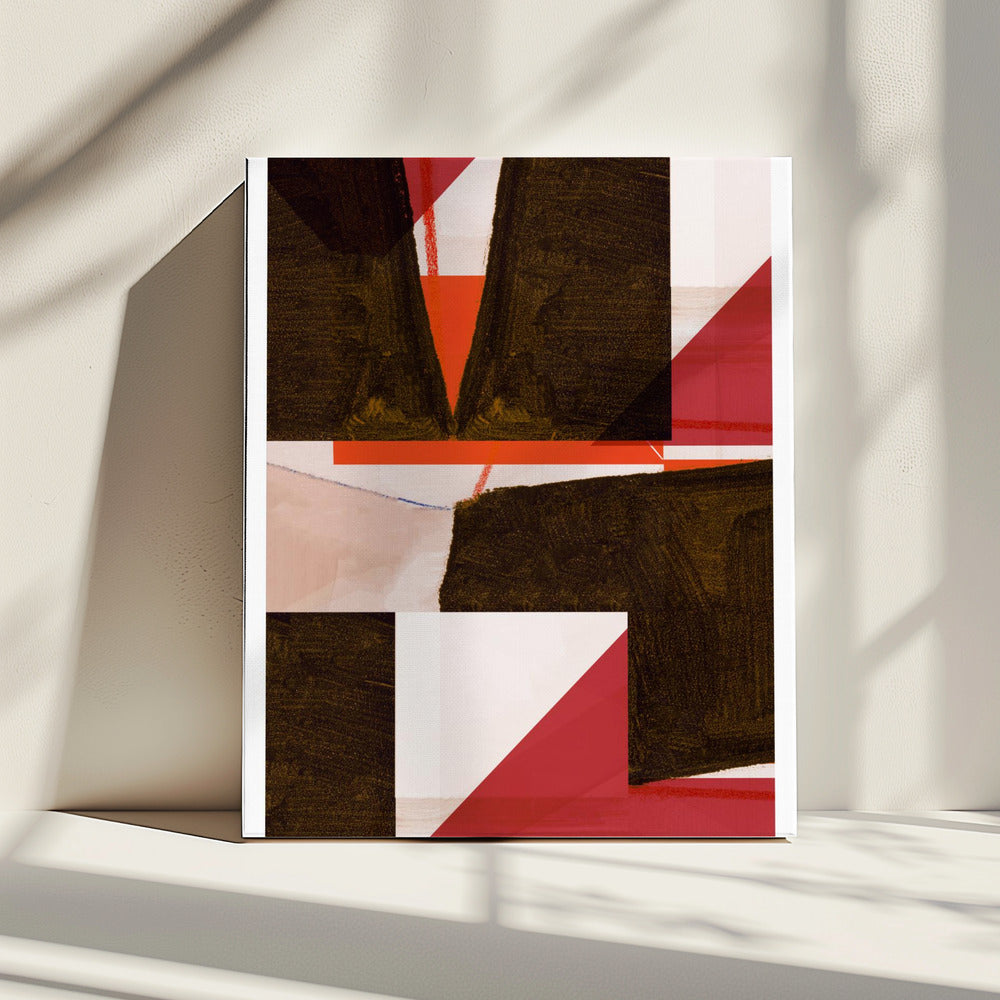 Bunte, kräftige geometrische Formen | Leinwand