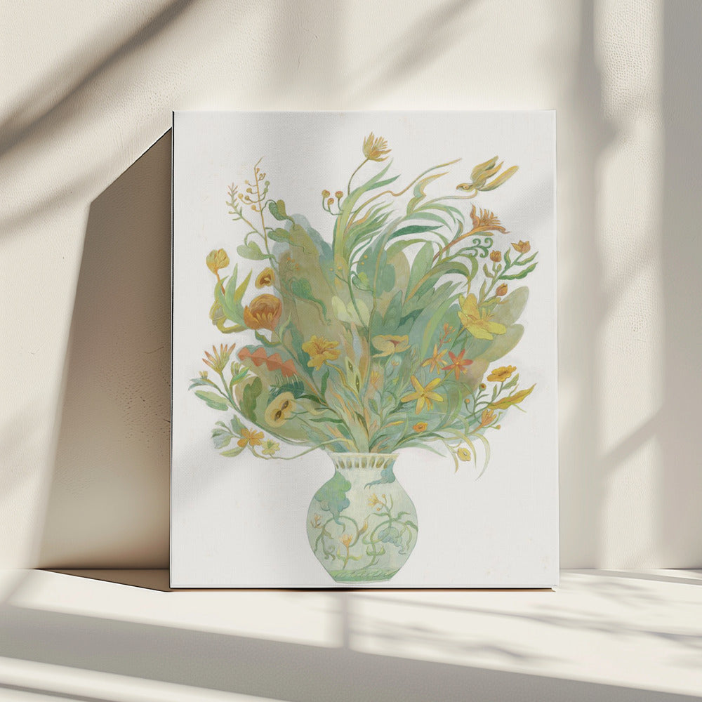 Eine Vase voller Blumen | Leinwand