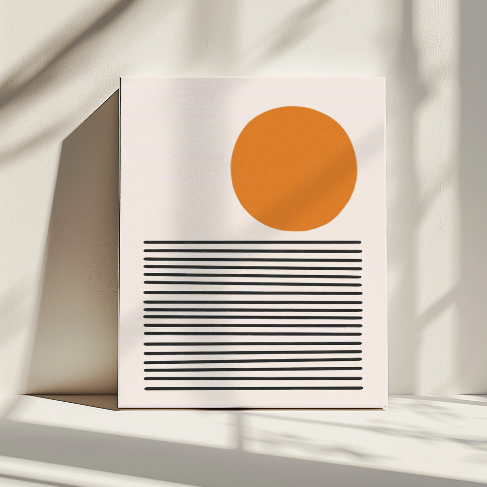 Minimalistische Meereslandschaft | Leinwand