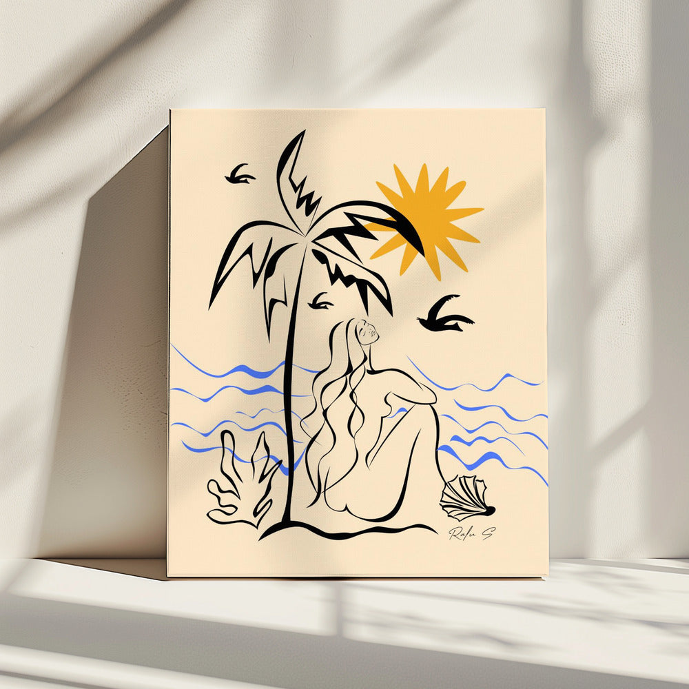 Seele voller Sonnenschein | Leinwand