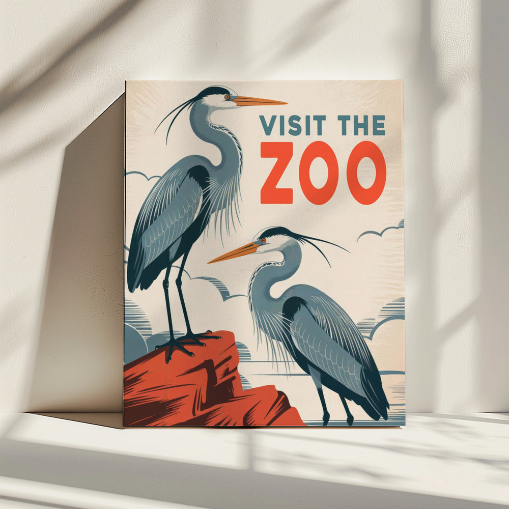Besuchen Sie den Zoo | Leinwand