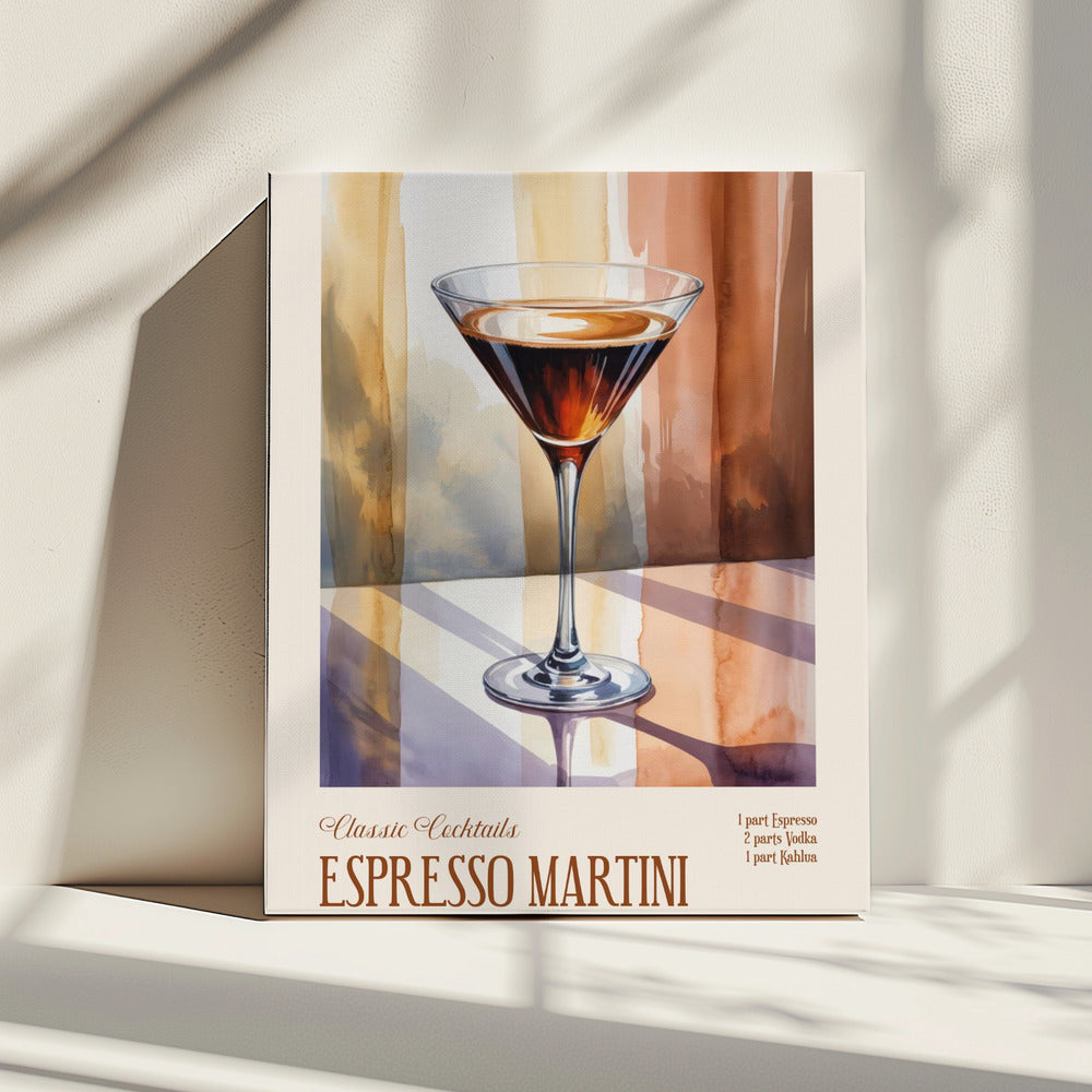 Klassische Cocktails - Espresso Martini | Leinwand