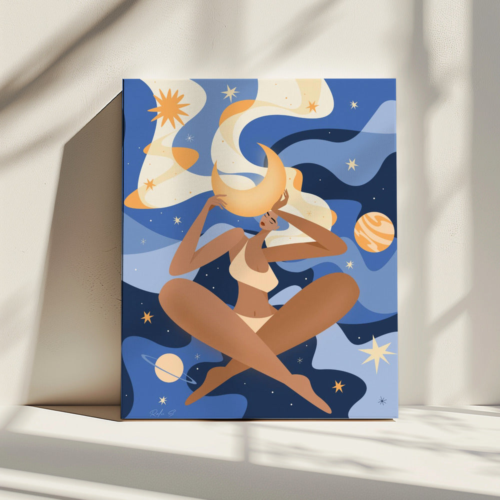 Kind des Universums | Leinwand