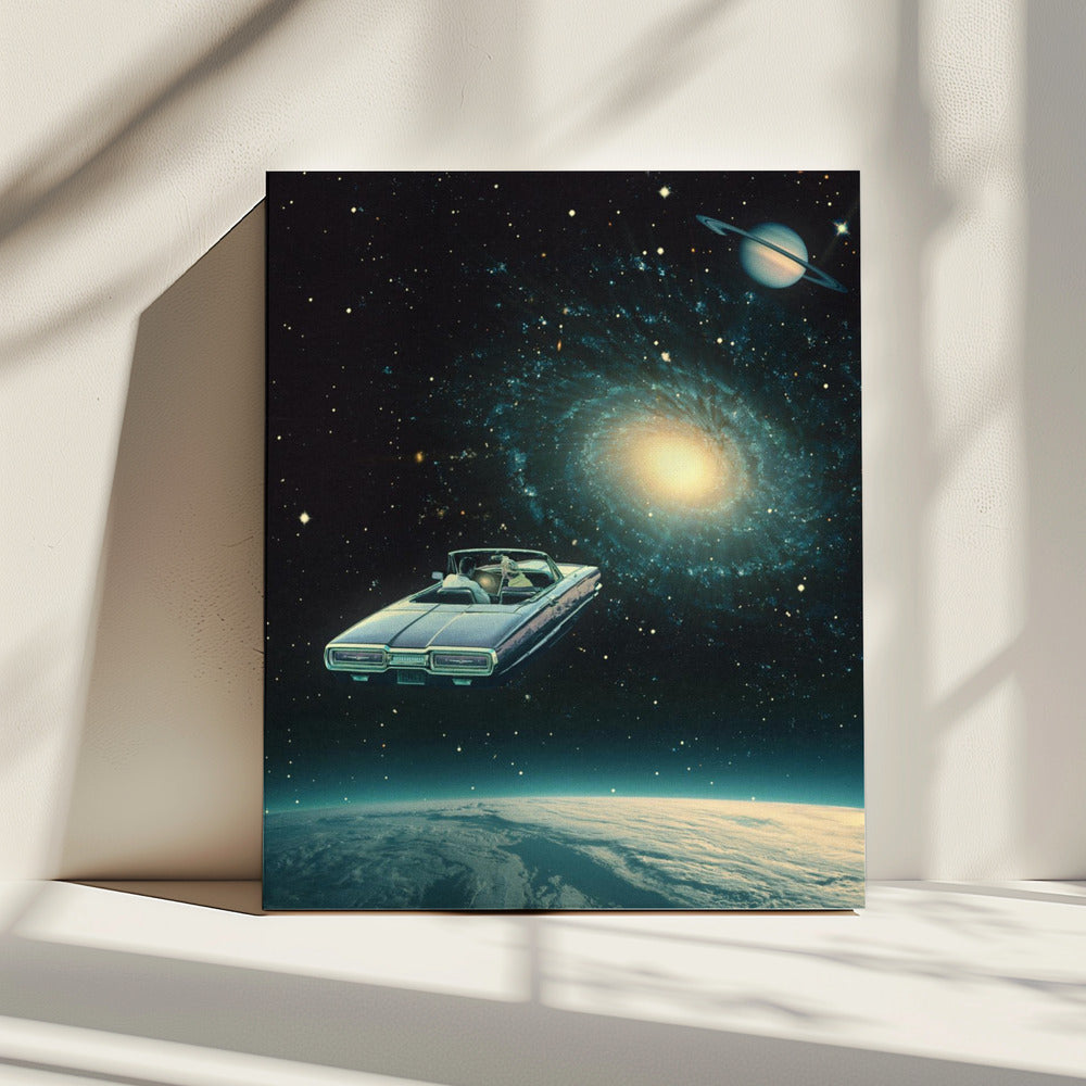 Fahrt durch den Kosmos | Leinwand