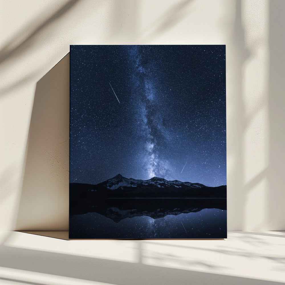 Galaxienreflexion | Leinwand