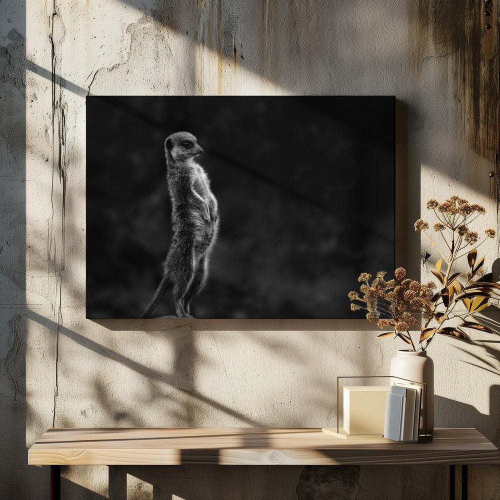 Das Erdmännchen | Leinwand