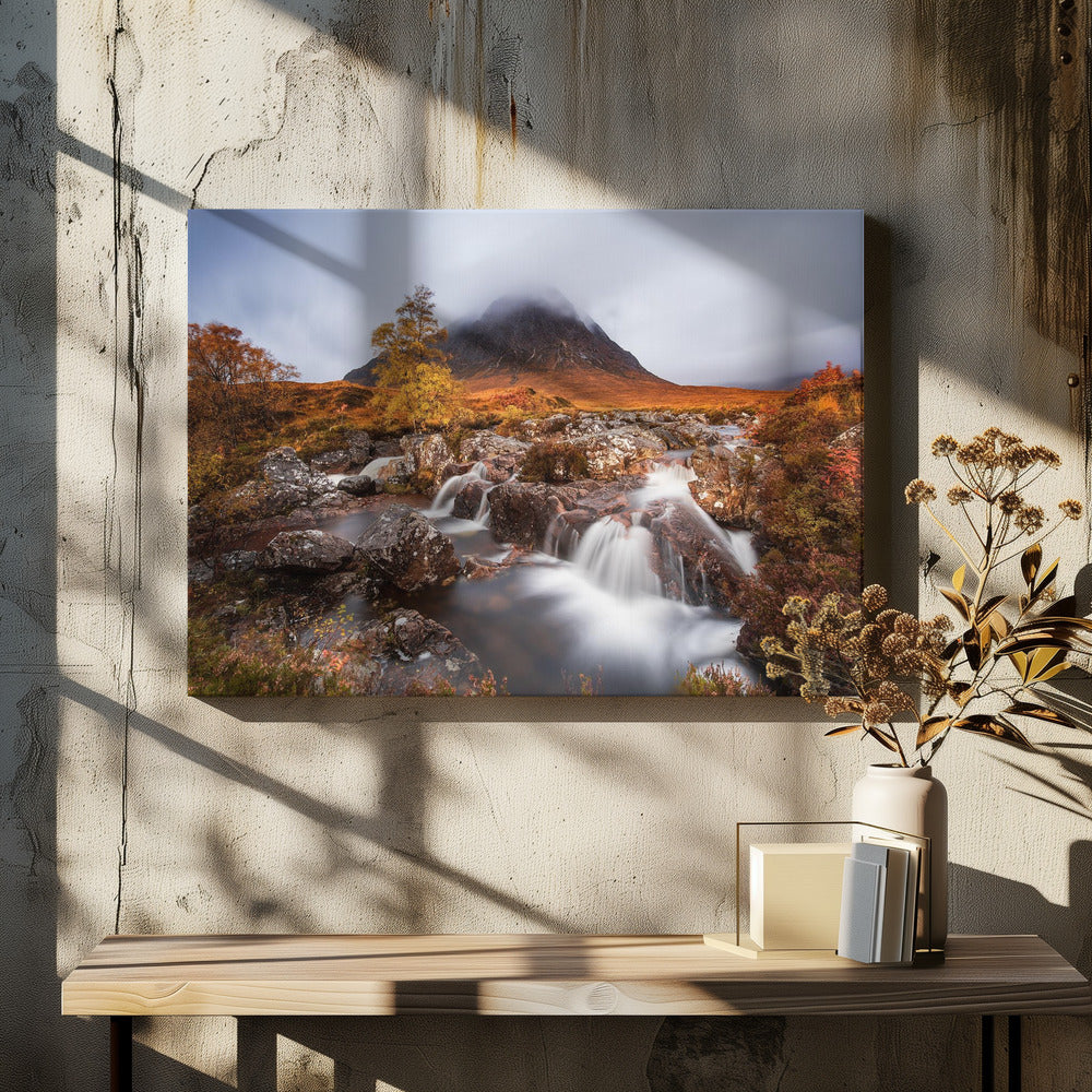 Herbst im Glencoe | Leinwand