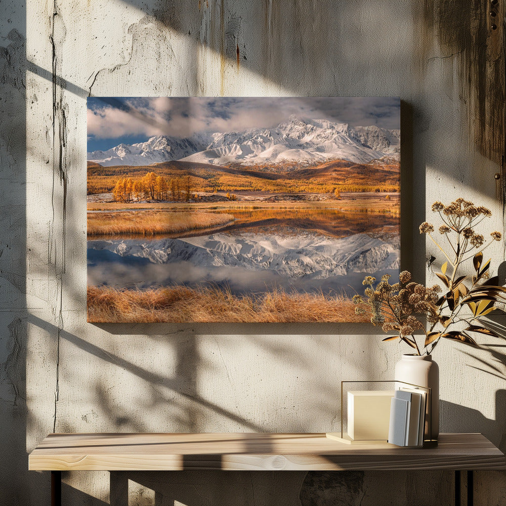Spiegel für Berge | Leinwand