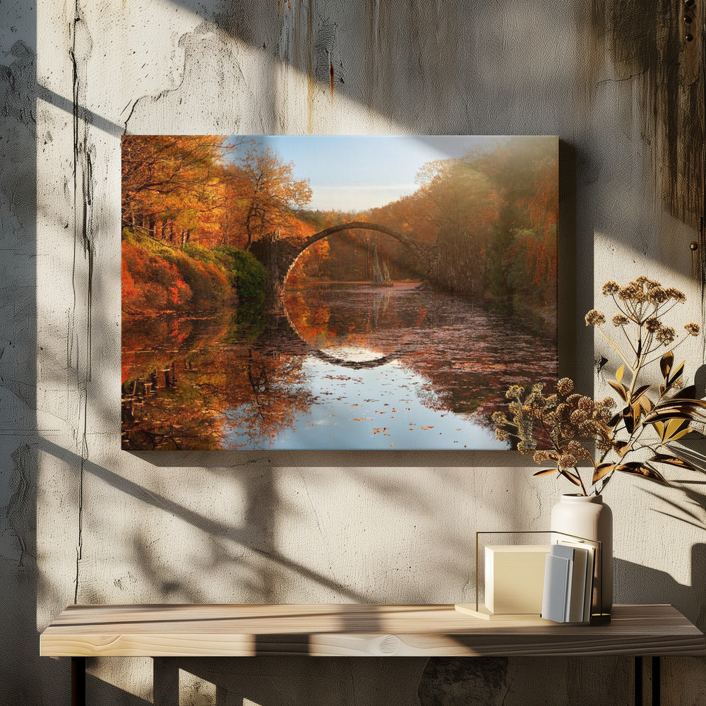 Herbstsee | Leinwand