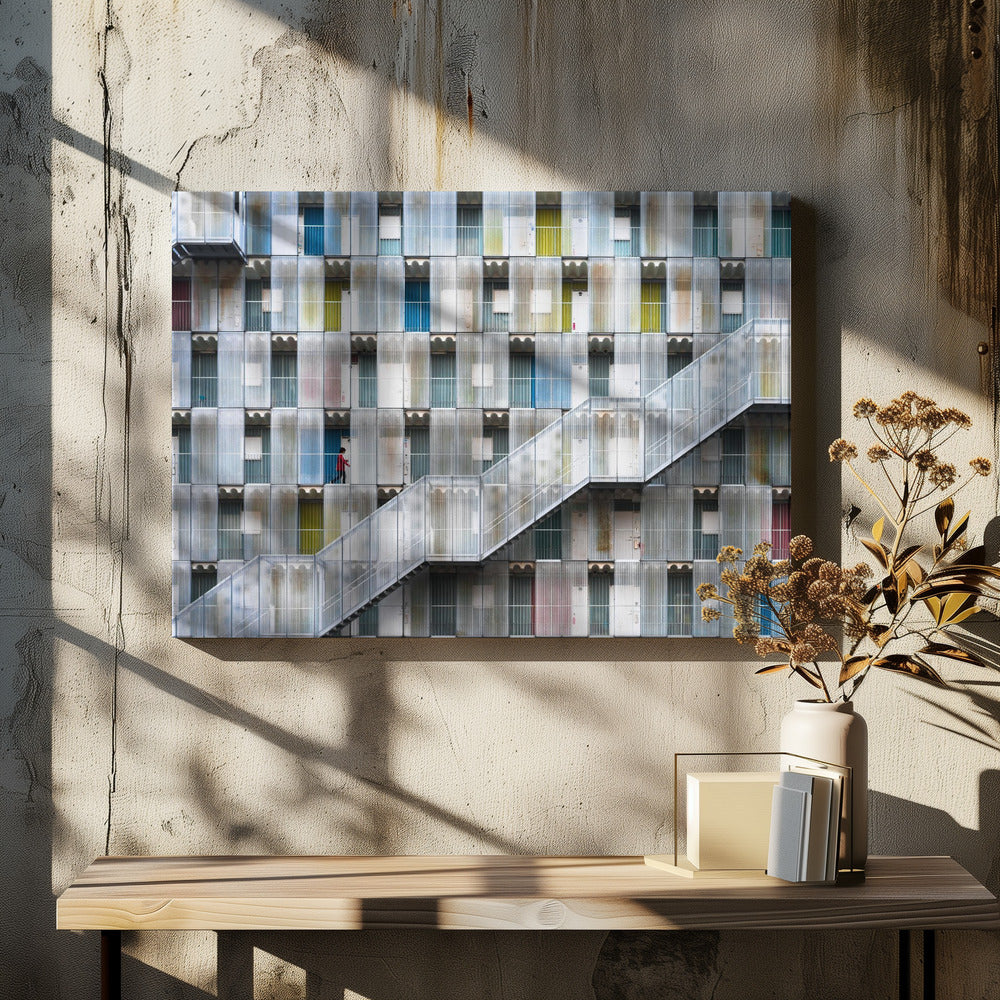 Bunte Wohnung | Leinwand