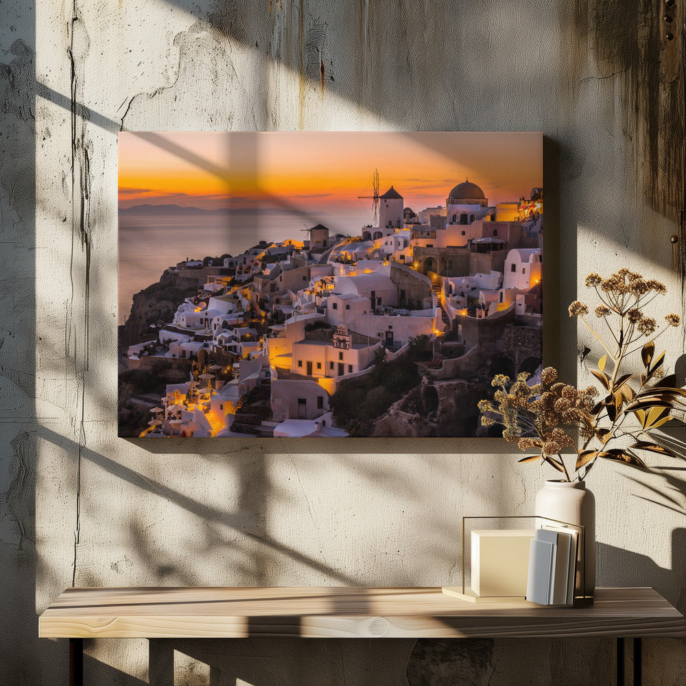 Calispera Santorini | Leinwand