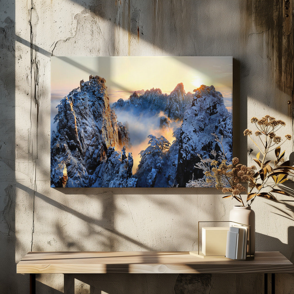 Sunrise at Mt. Huang Shan | Canvas