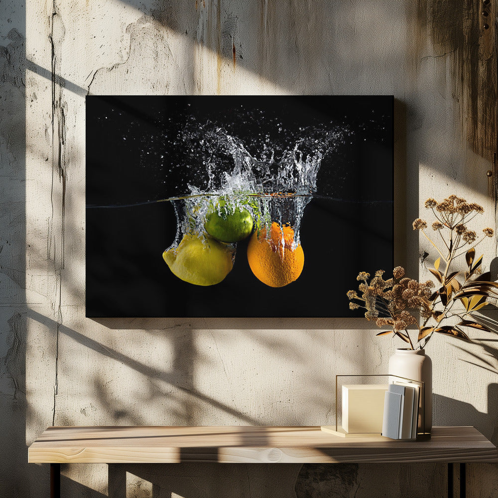 Zitrusspritzer | Leinwand