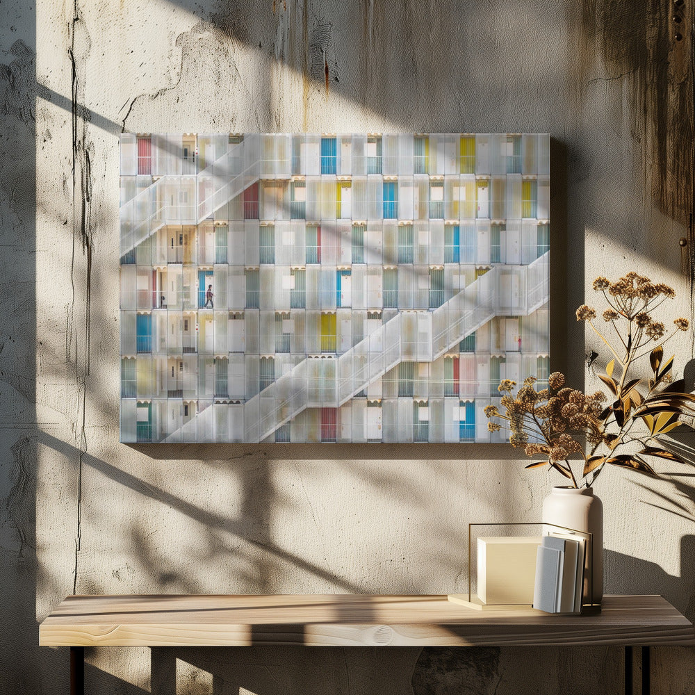 Bunte Wohnung | Leinwand