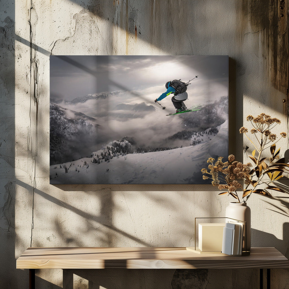Backcountry-Skifahren | Leinwand