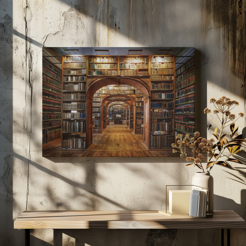 Oberlausitzische Bibliothek der Wissenschaften | Leinwand