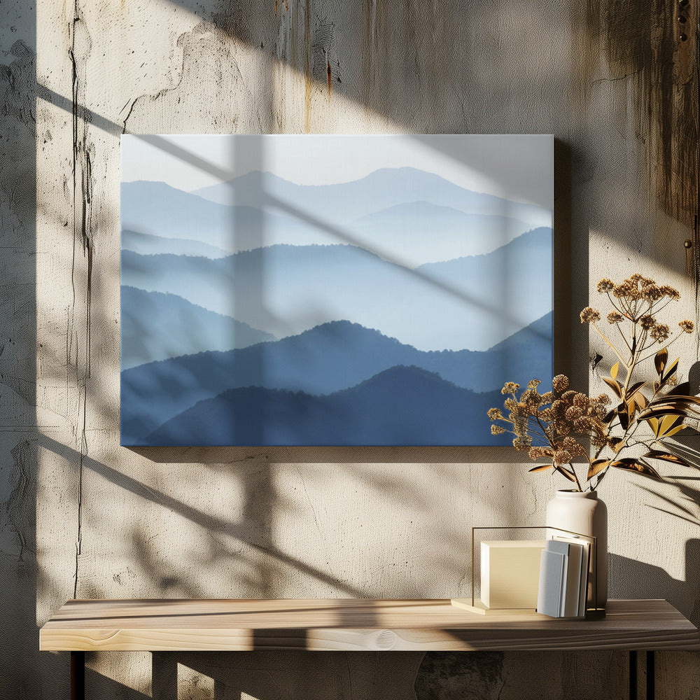 Blaue Wellen | Leinwand