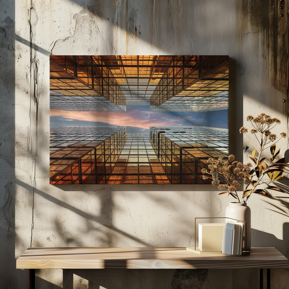 Goldene Spiegel | Leinwand