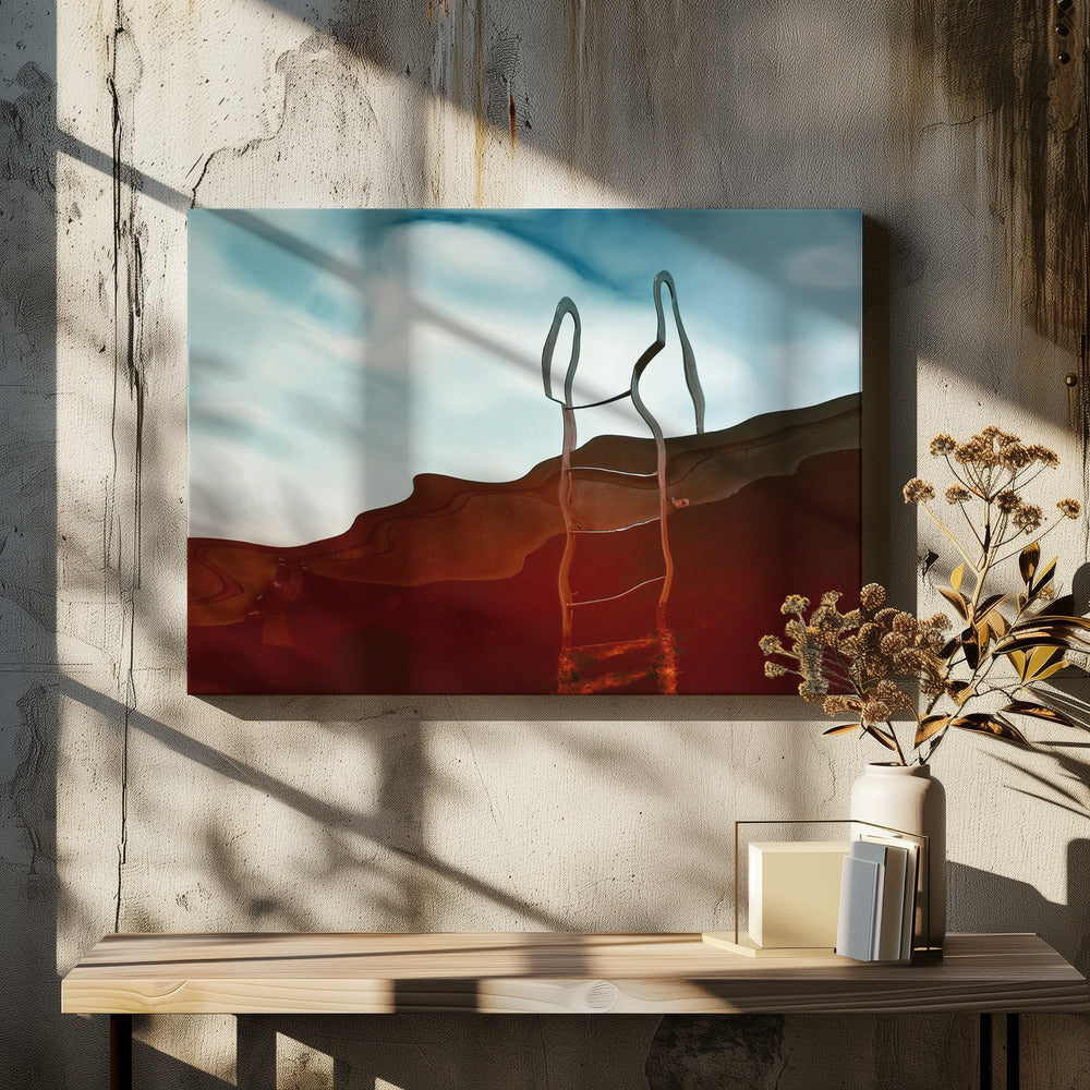 Die Leiter | Leinwand
