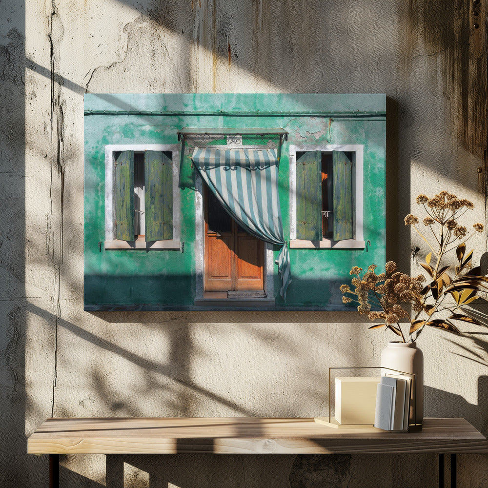 Symmetrien in Burano | Leinwand