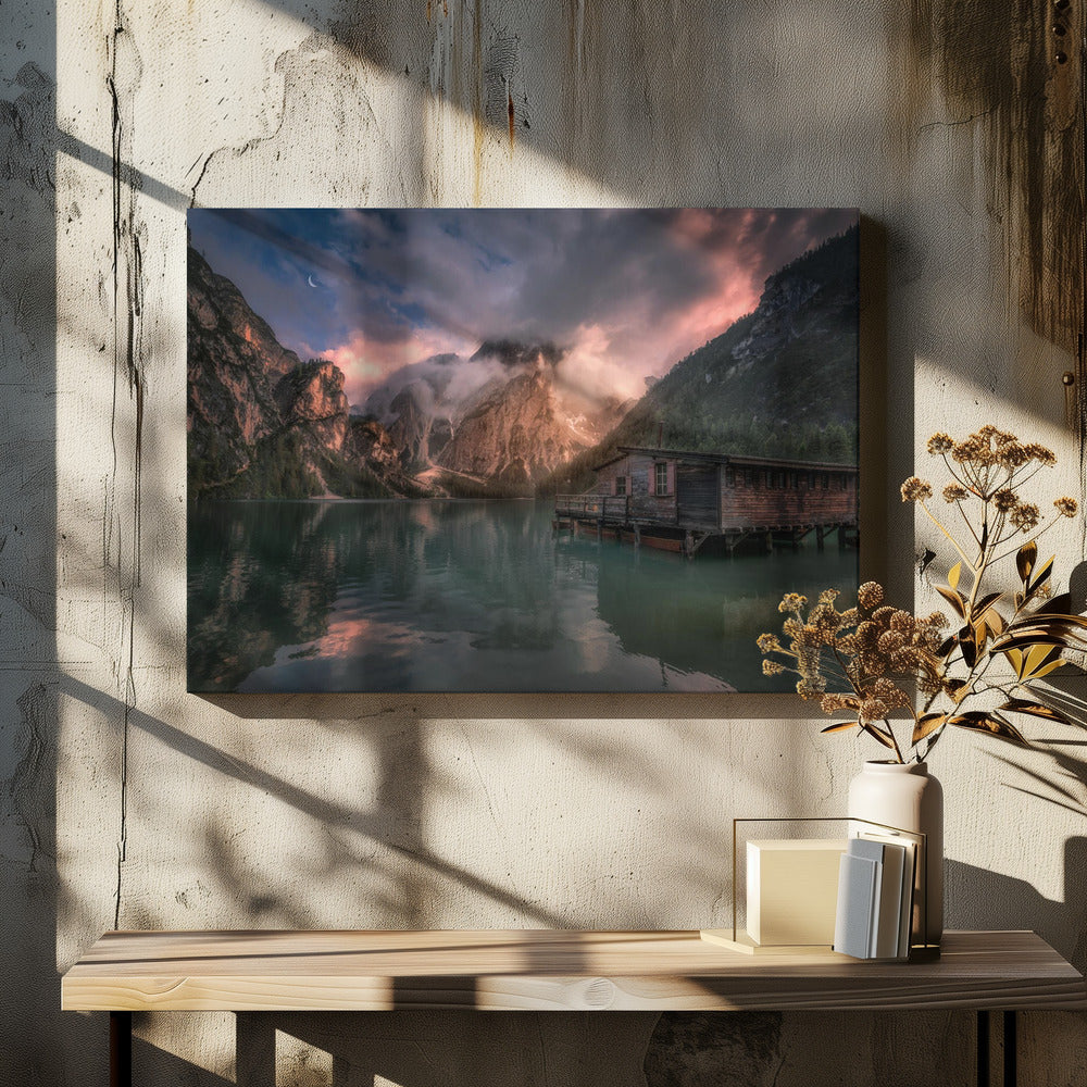 Pragser Wildsee, Dolomiten | Leinwand