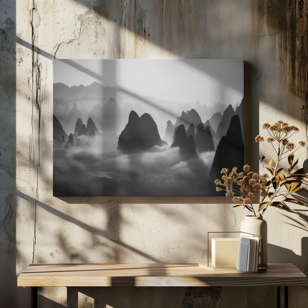 In den Wolken | Leinwand