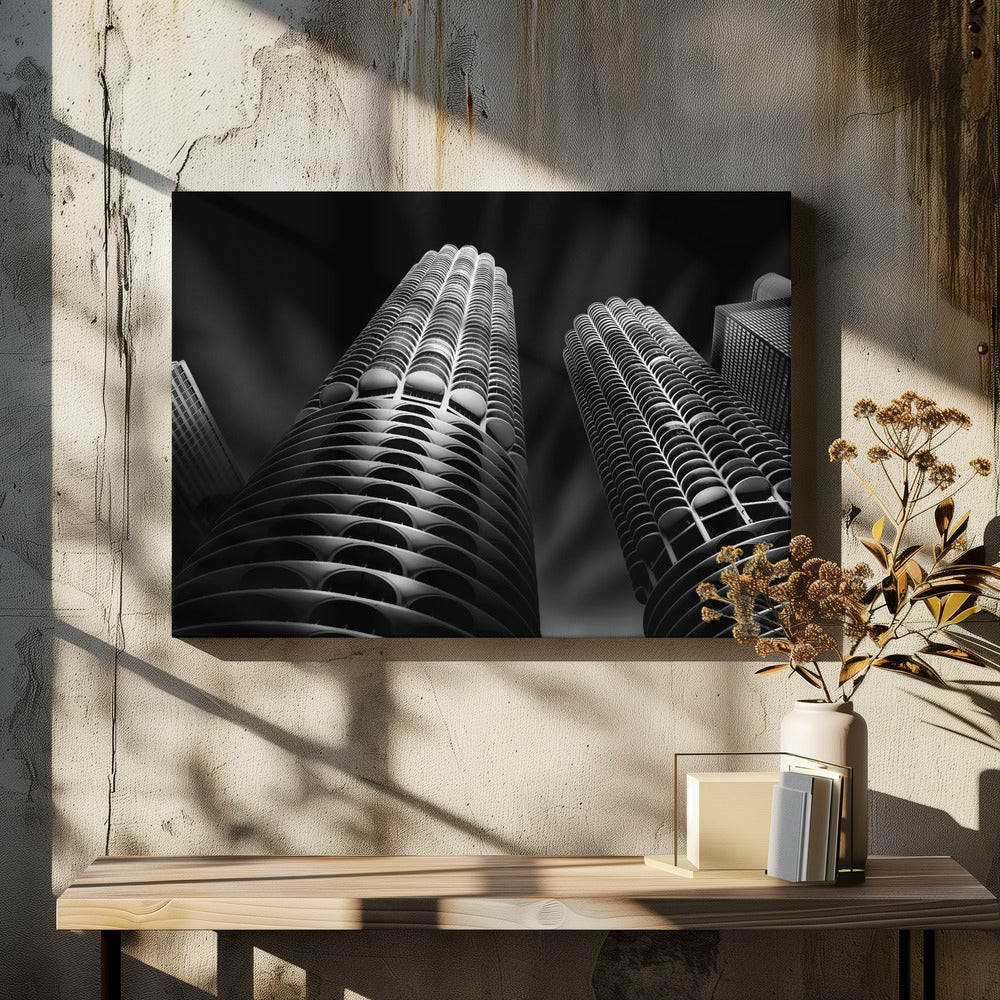 Marina City (Maiskolben) | Leinwand