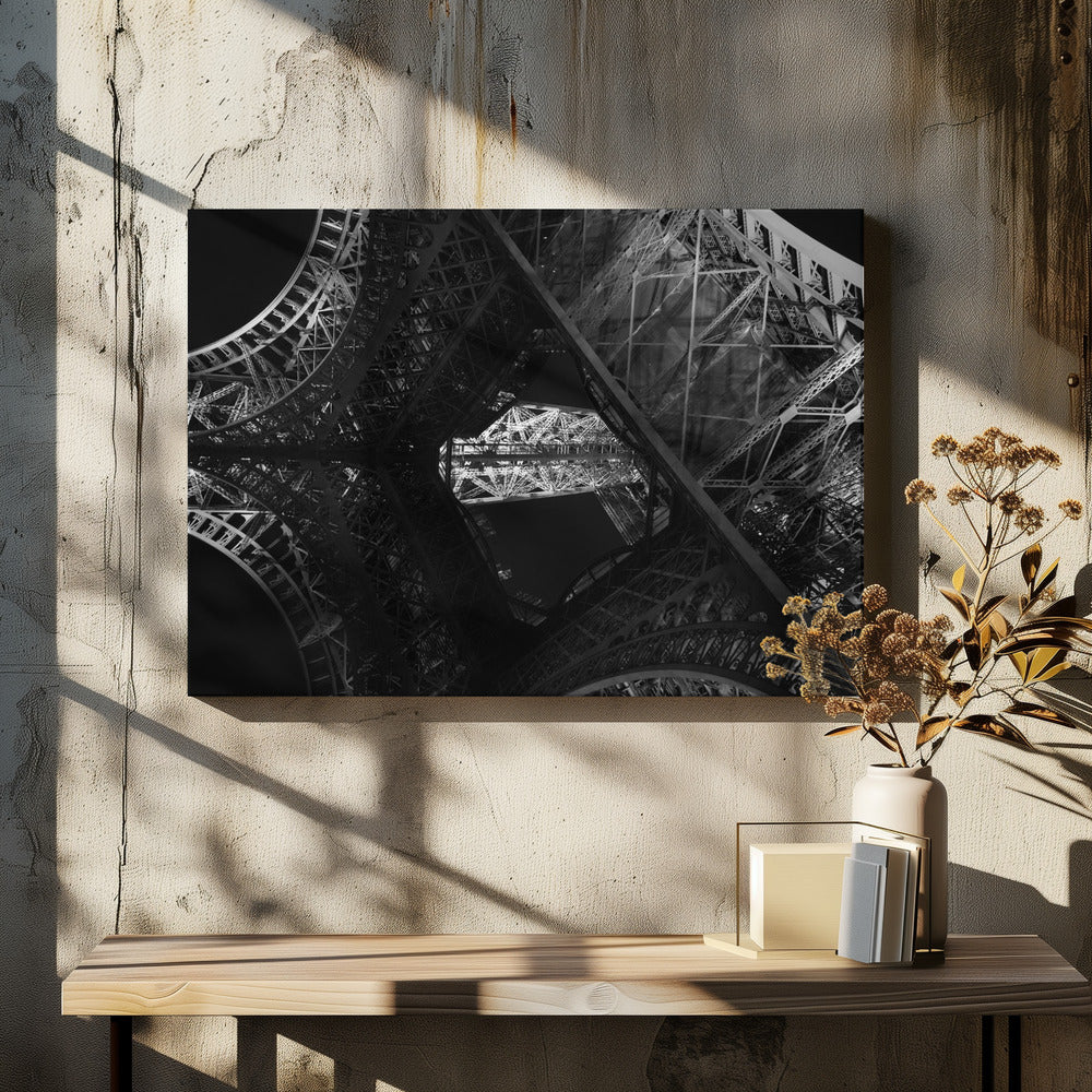 Eiffel. Eine Perspektive | Leinwand