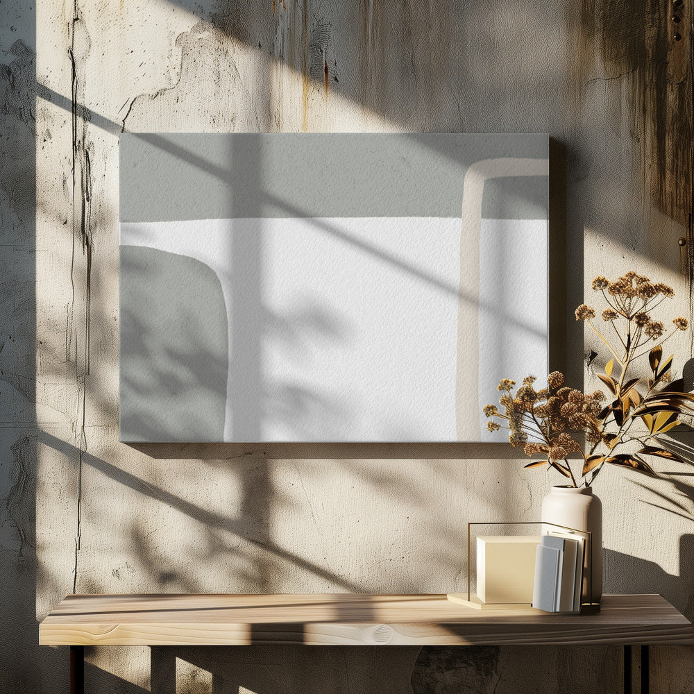 Gedämpfte geometrische Formen | Leinwand