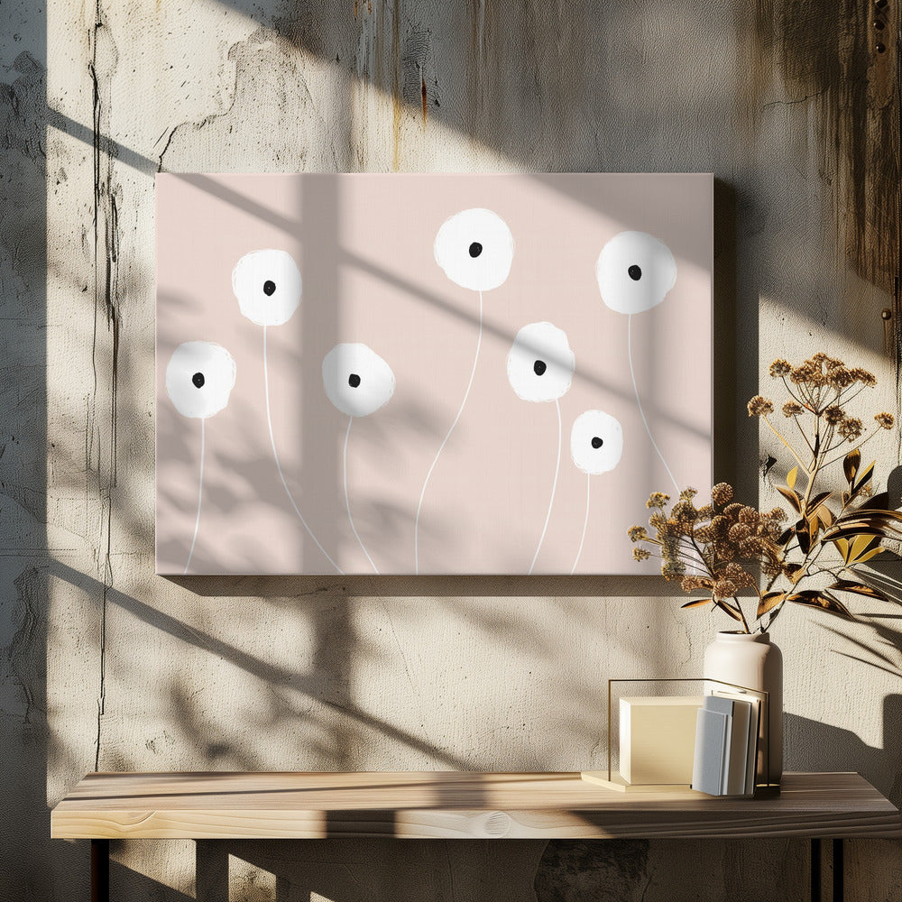 Scandi Blumen | Leinwand