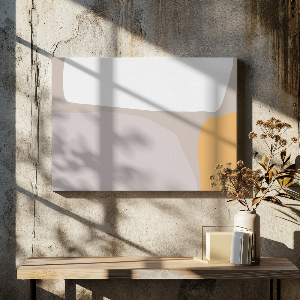 Sanfte geometrische Harmonie | Leinwand
