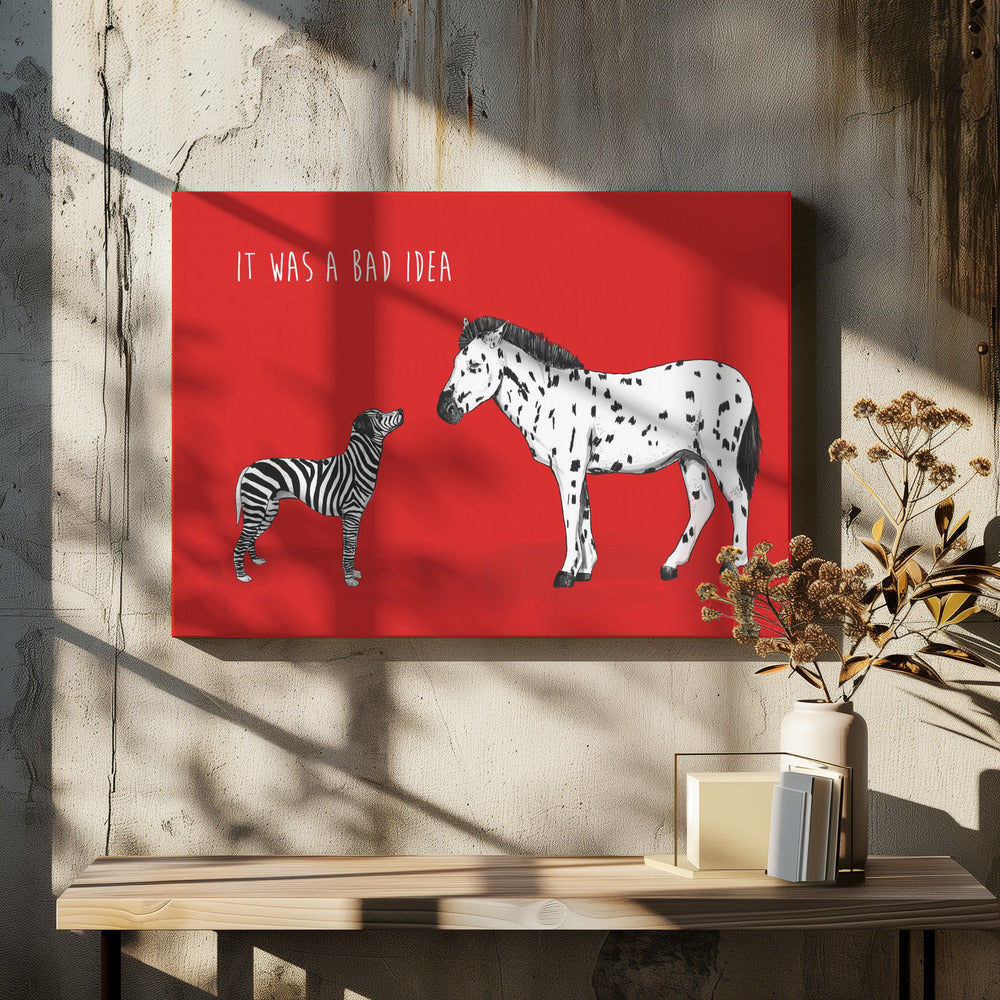 Schlechte Idee | Leinwand