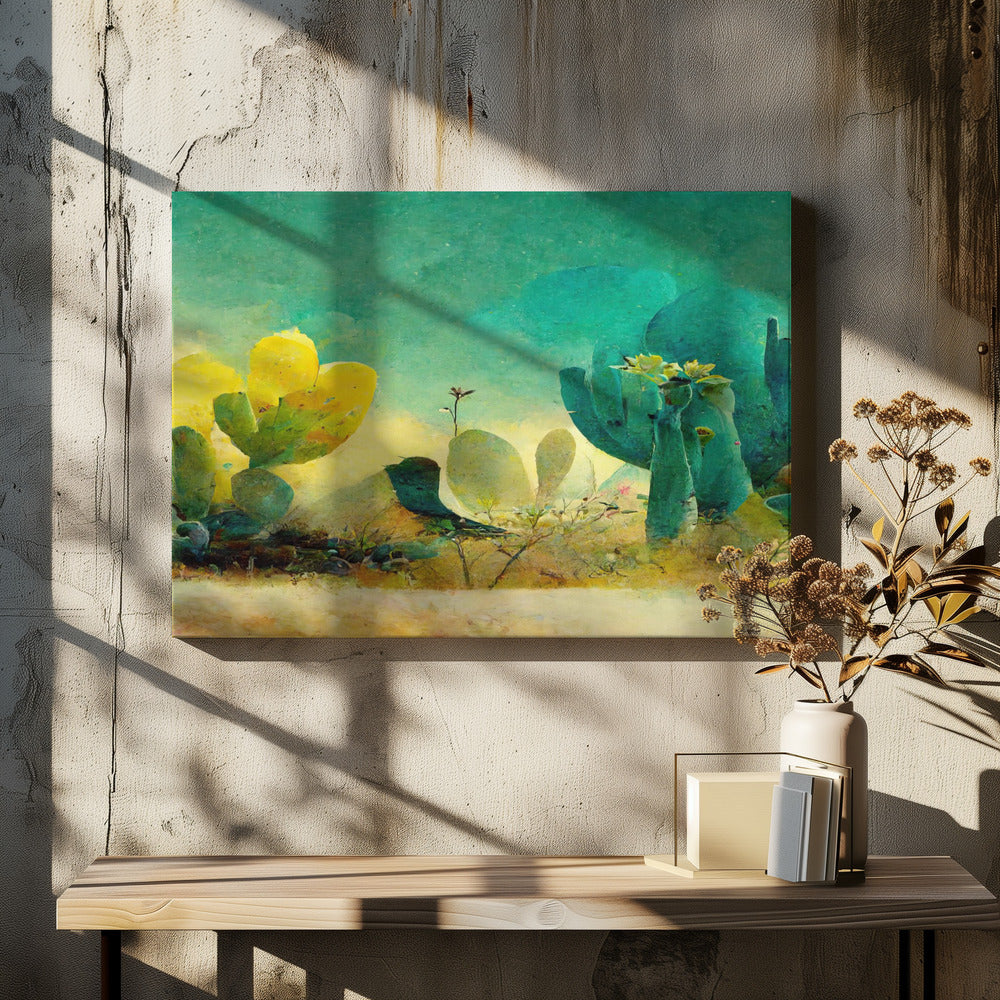 Wüstenblütenlandschaft | Leinwand