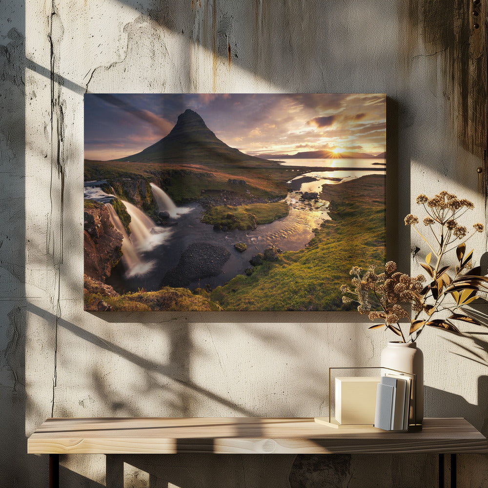 Guten Morgen Island | Leinwand