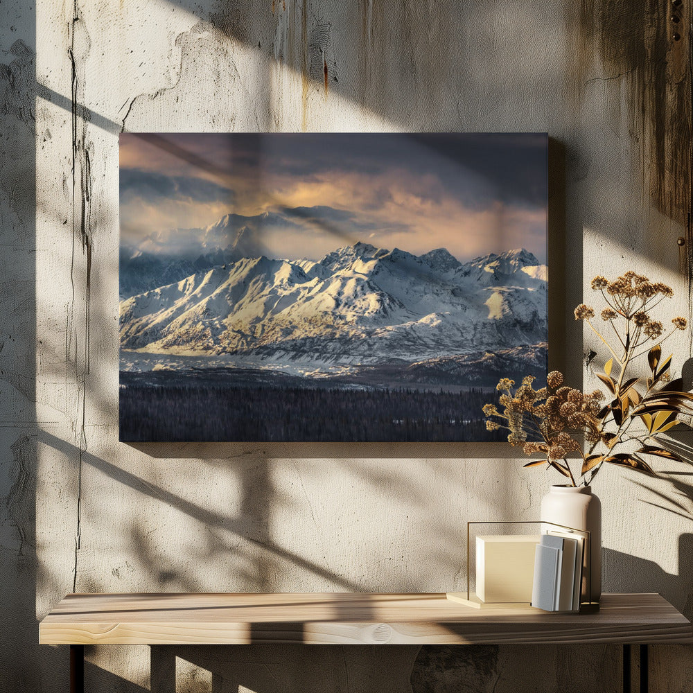 Welt der Berge | Leinwand
