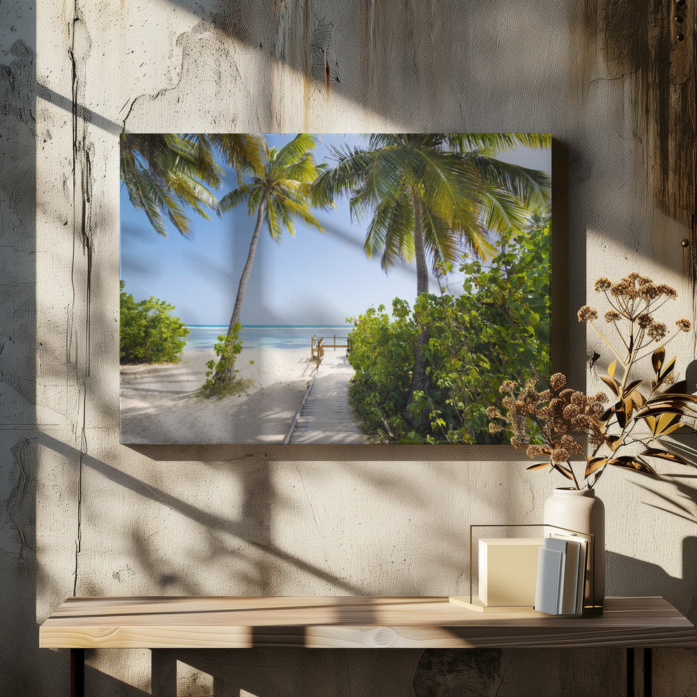 Zum Strand | Leinwand