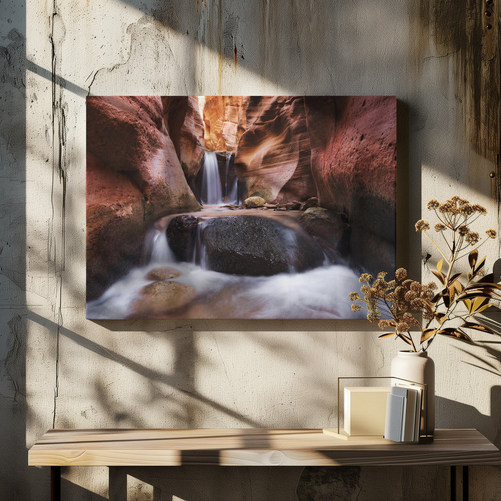 Canyon Wasserfall | Leinwand