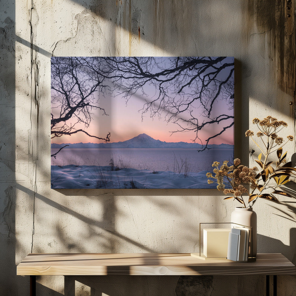 Alaskanischer Vulkan | Leinwand