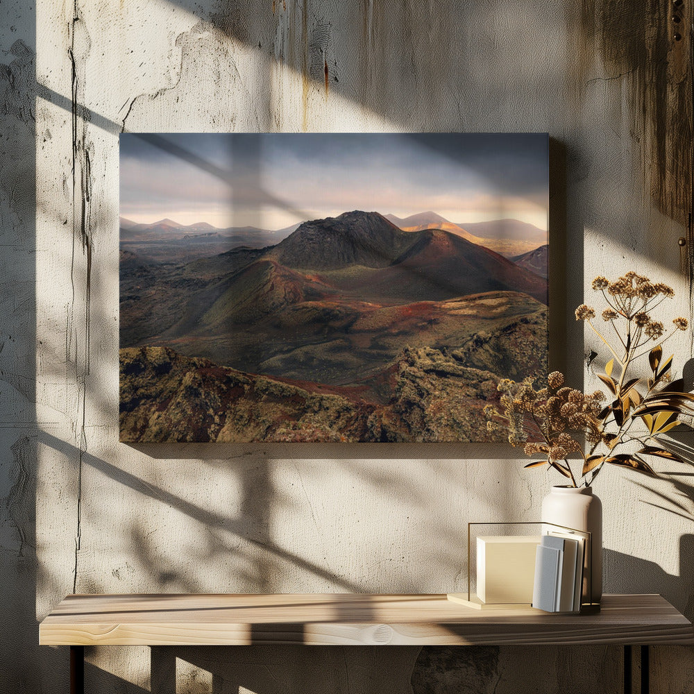 Vulkanpanorama | Leinwand