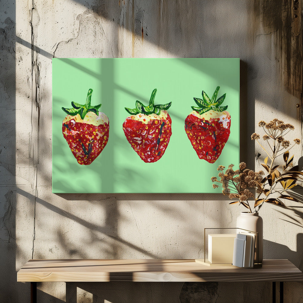 Erdbeeren | Leinwand