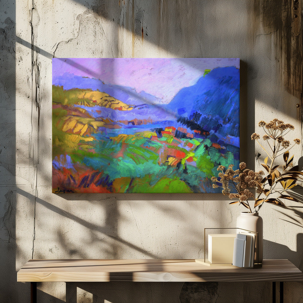 Lebendiger Taltraum | Leinwand