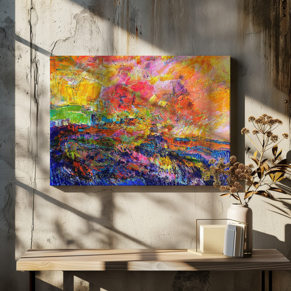 Enthüllte florale Brillanz | Leinwand