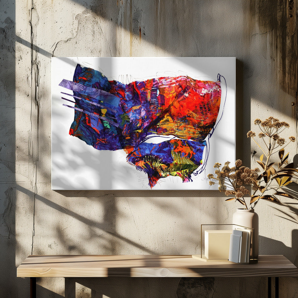 Lebendiger Wandteppich | Leinwand